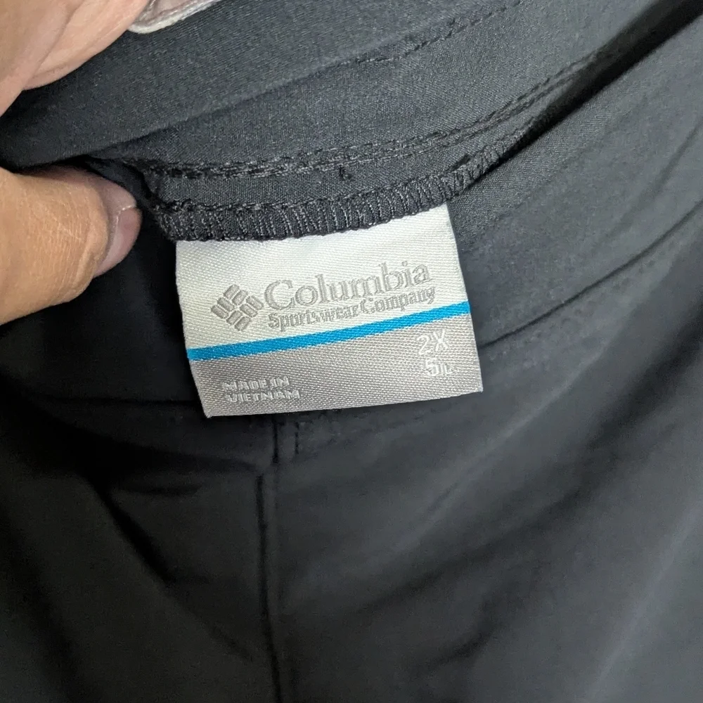 Columbia PFG Performance Fishing Gear Shorts Black Mens 2XL Athletic Outdoor